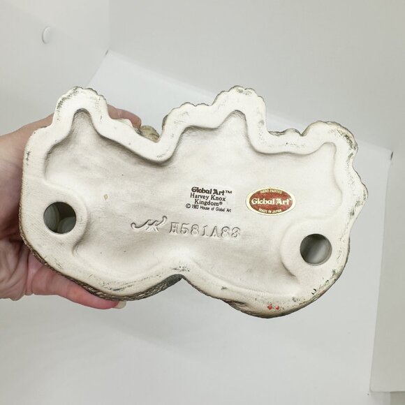 Vintage 1983 Harvey Knox Kingdom Porcelain Tabby Cat Cats Kitten Best Friends - Picture 7 of 7